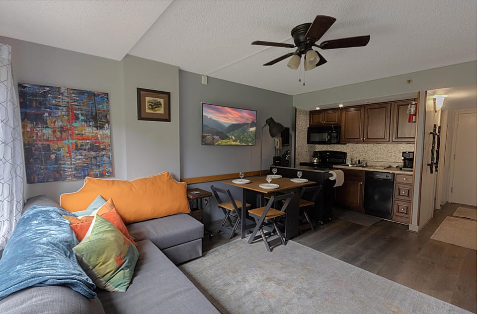 Welcome to Silver Creek 1110!  Step into this remodeled and modern studio retreat, perfectly situated within the Silver Creek Lodge.