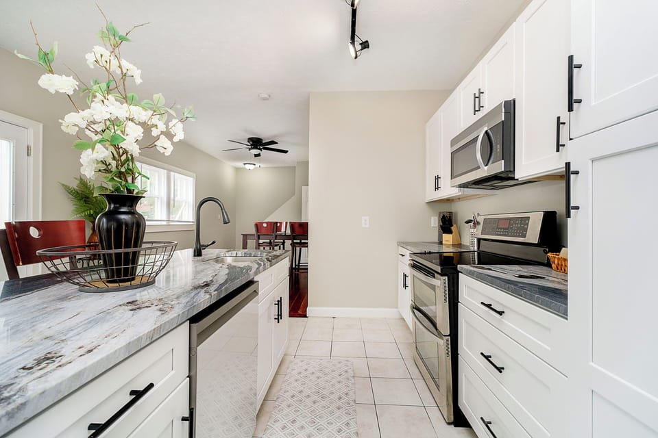 Fully equipped kitchen for all your cooking needs

