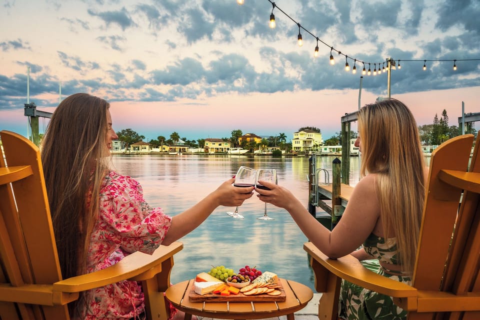 Relax with friends and family Bayside. 
