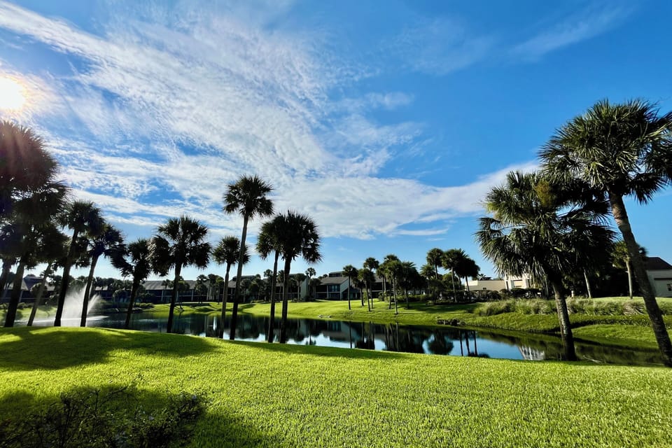 Del Lago lagoon view from lanai