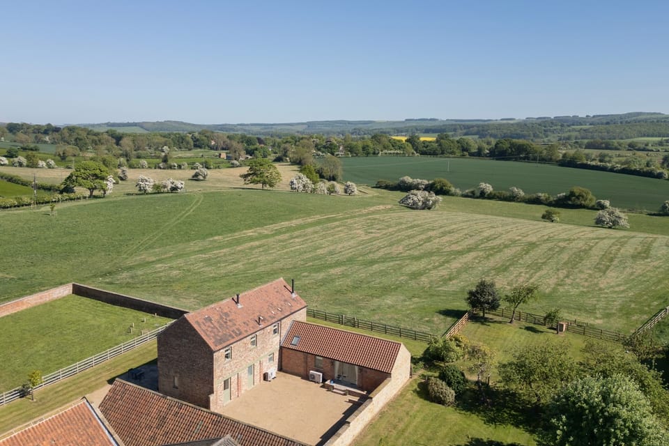 Looking out over Meadow View to the countryside