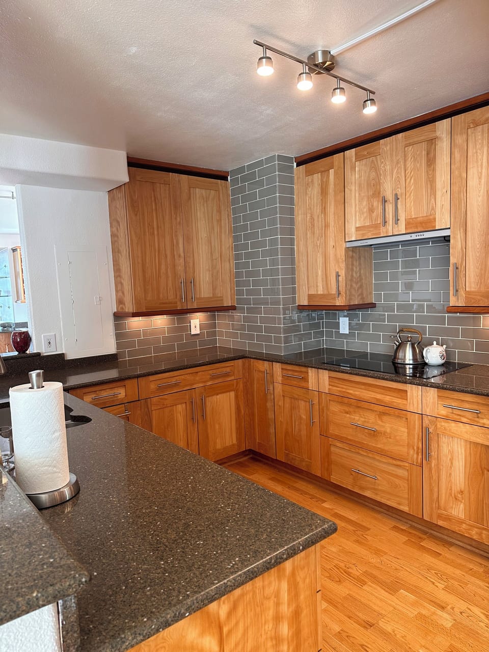 Newly remodeled kitchen with all the appliances
