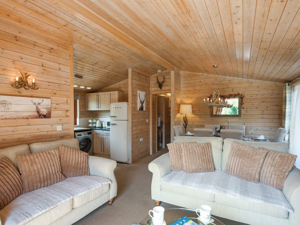 Living area | Waterfall Lodge, Astbury, near Bridgnorth