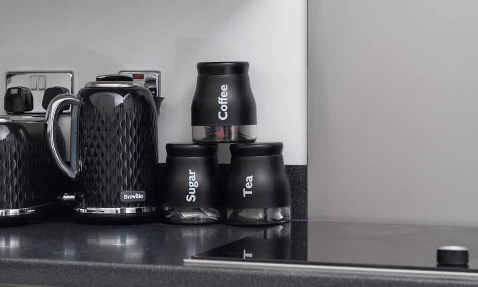 Kitchen at Valore Property Services Short Lets & Serviced Accommodation