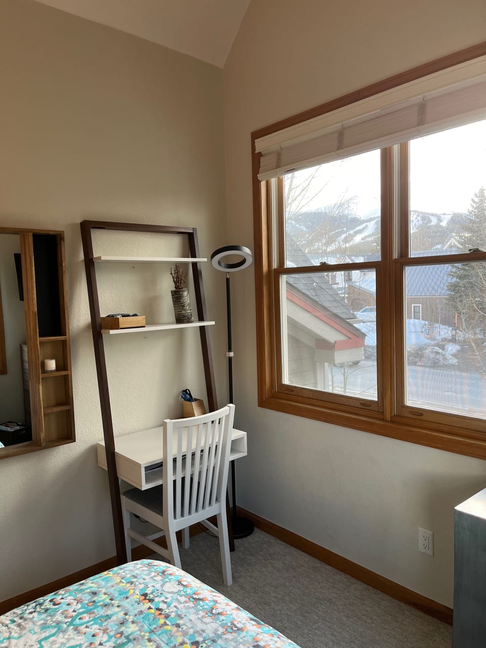 Desk in bedroom