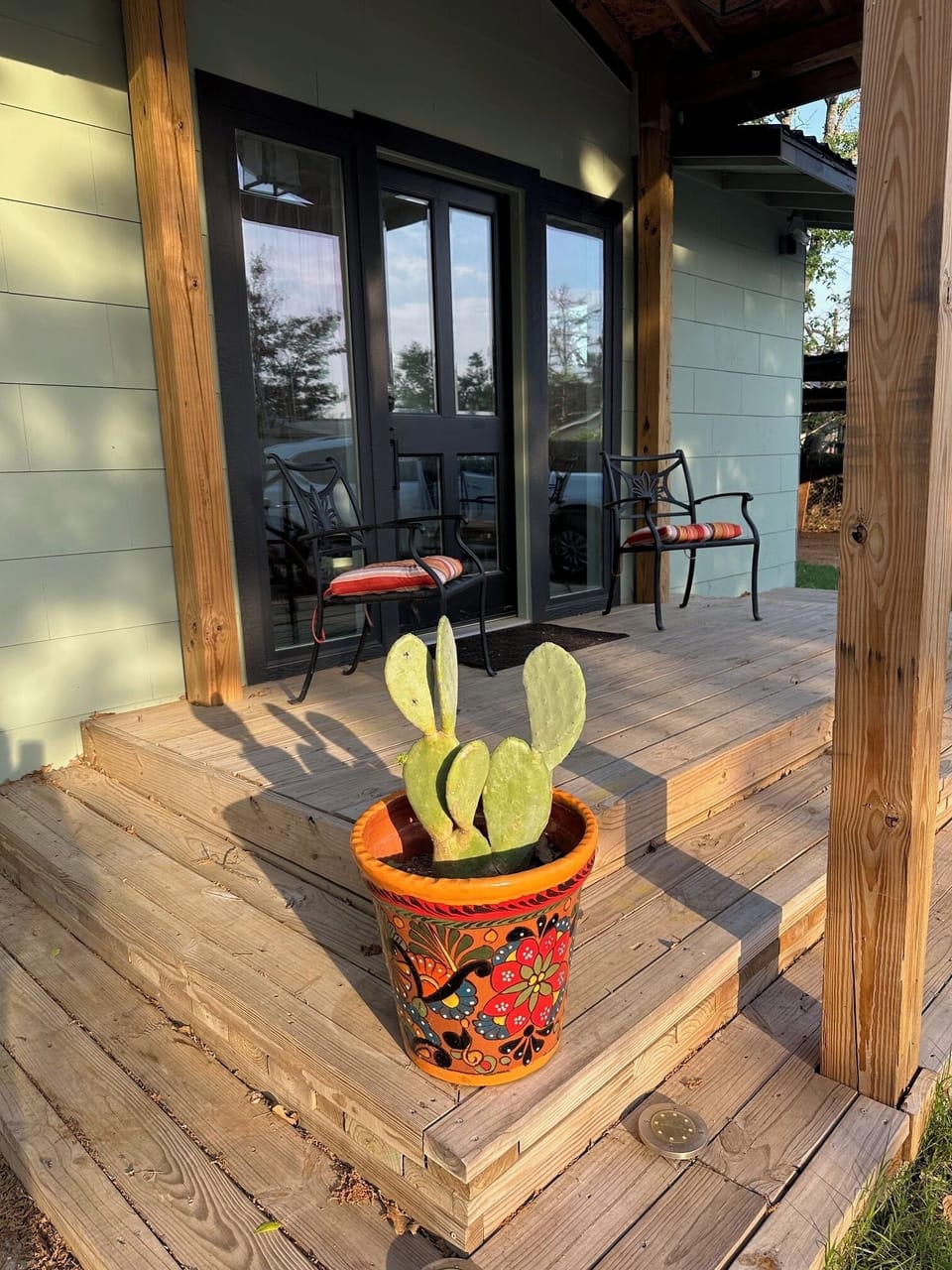 Enjoy coffee on the front porch!