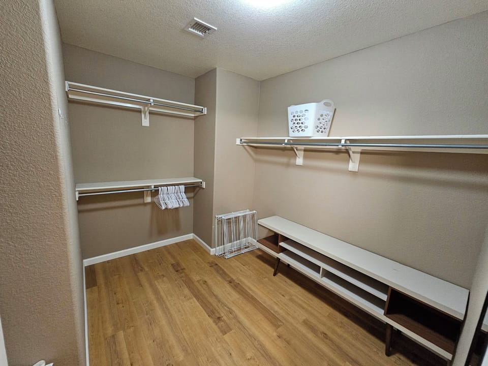 Master closet
