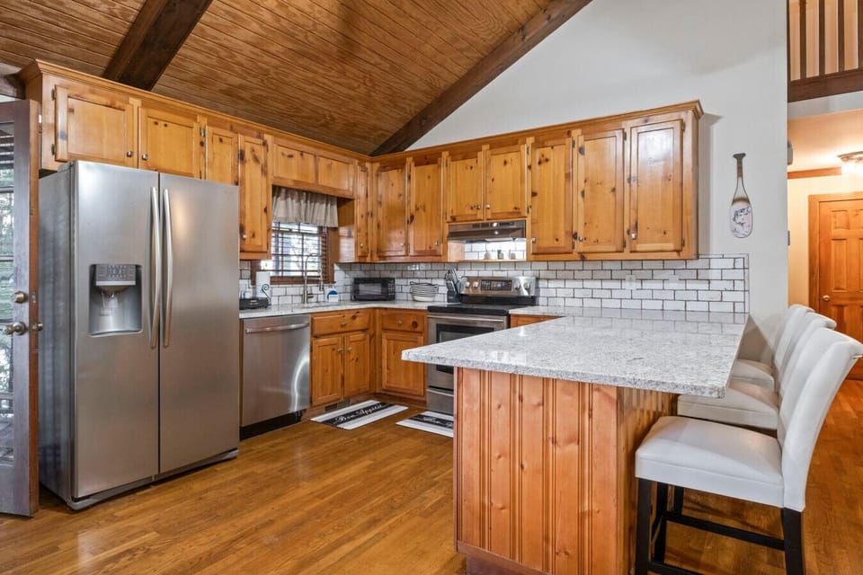 Open kitchen area