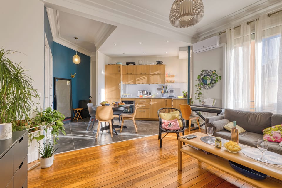 Living and dining room