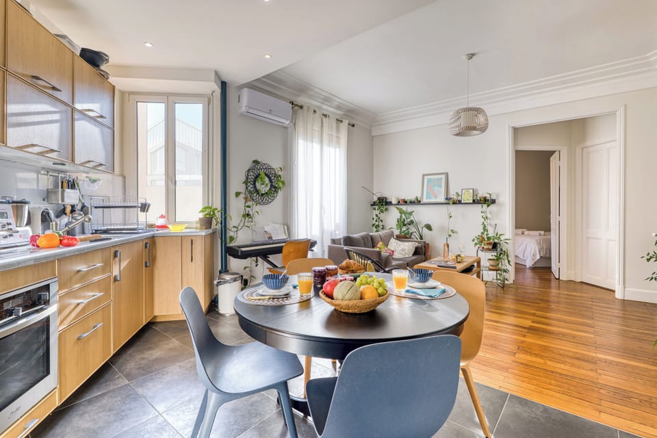 Living and dining room