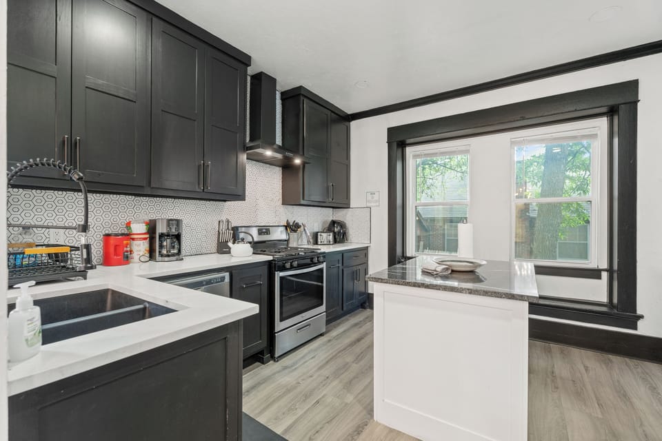 Prepare meals in a beautifully crafted kitchen that’s as stylish as it is functional.
