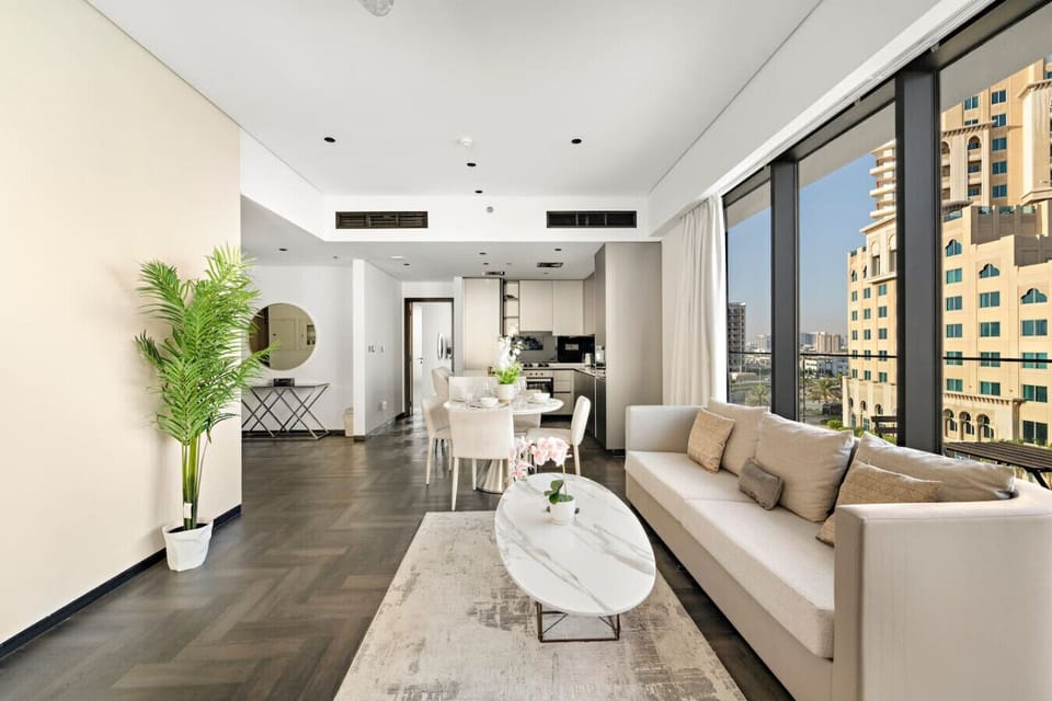 Living Room: Bright and airy space with stunning views, perfect for relaxation and entertainment!