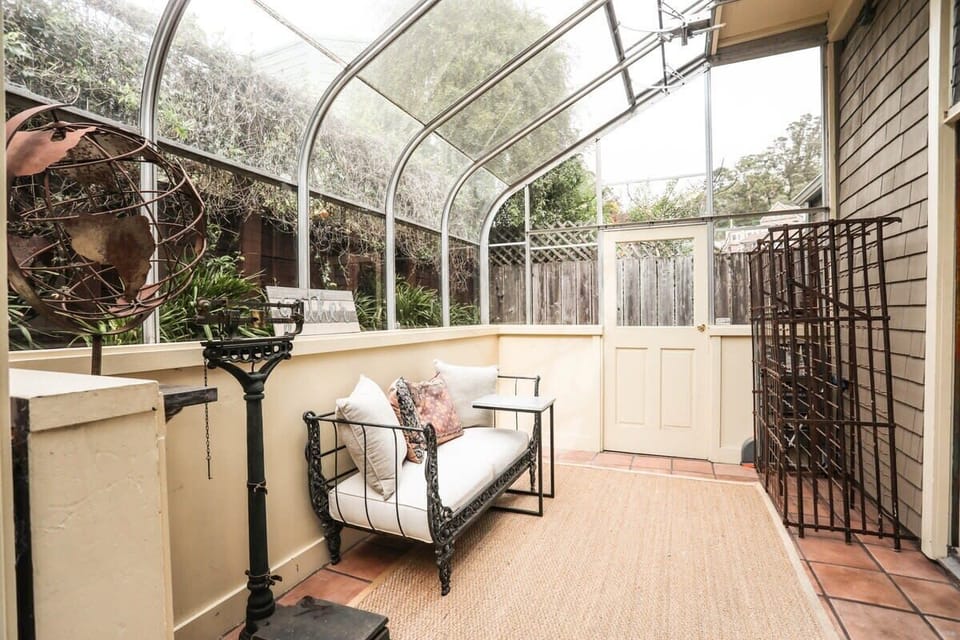 Bright sunroom