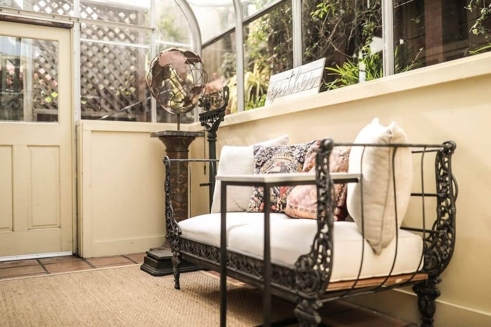 Sunroom next to the kitchen.