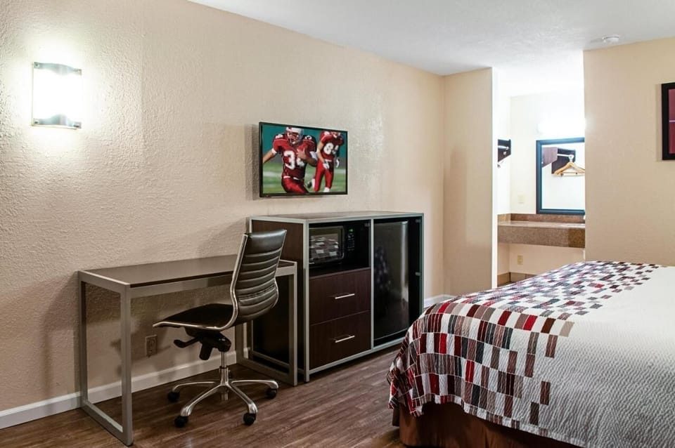 Plan tomorrow at the desk with convenient in-room refreshments.