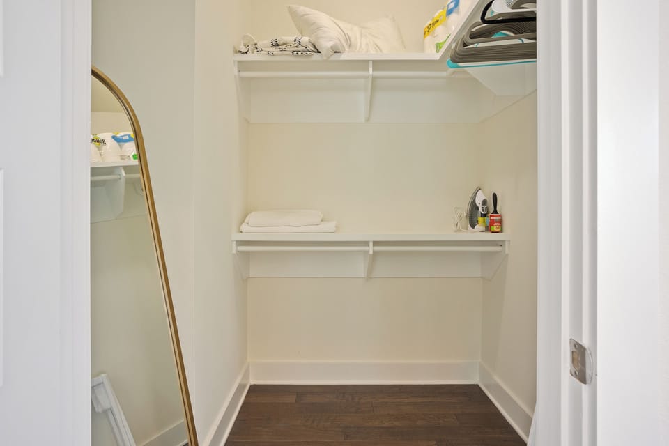 Master bedroom closet