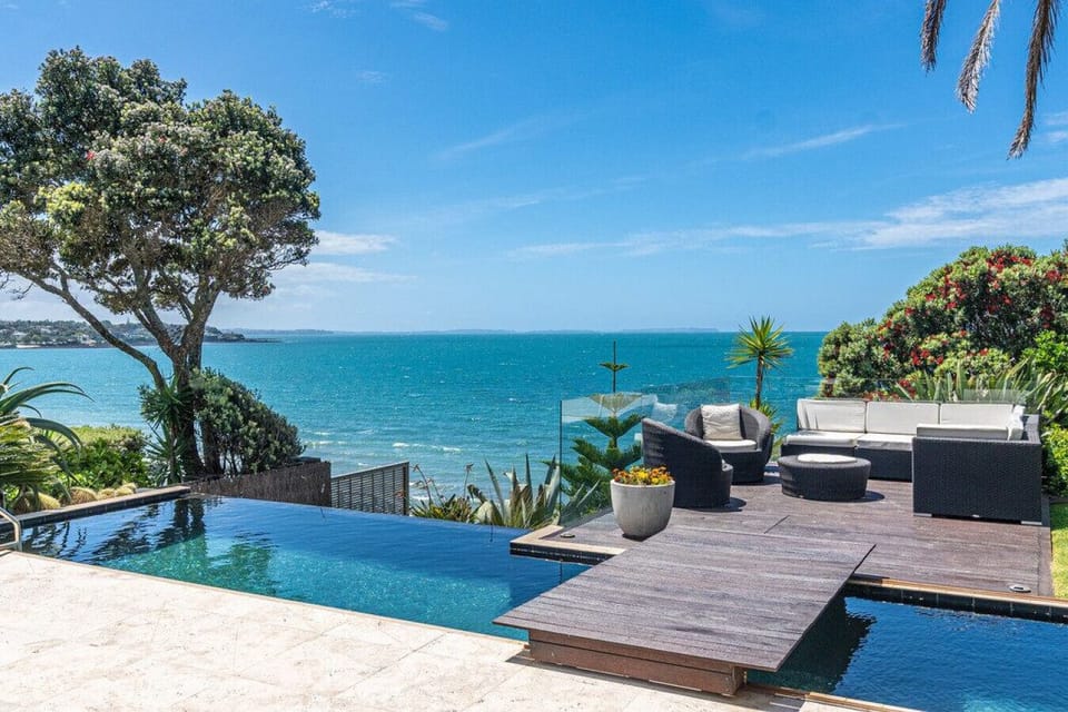 Deck view - pool and ocean