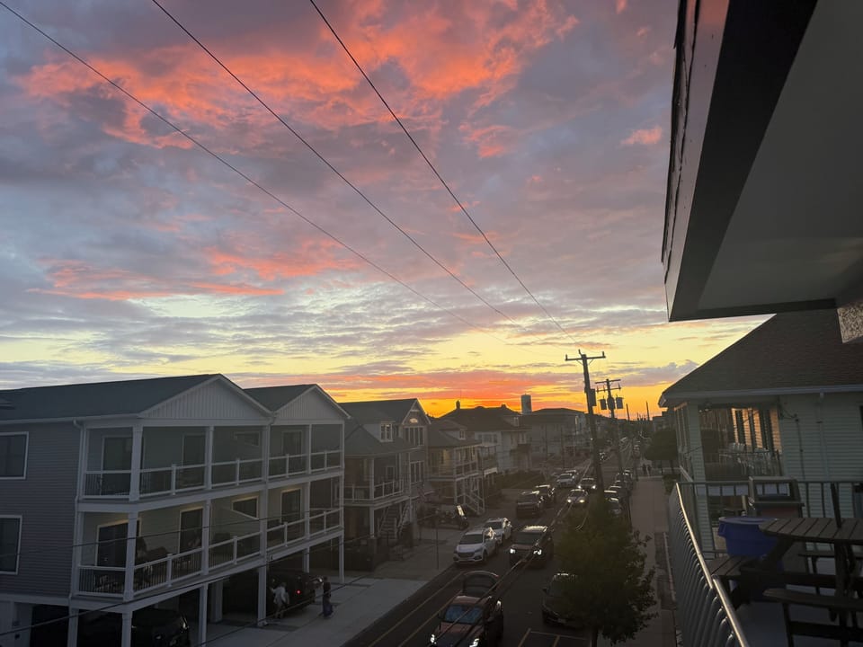 Amazing sunset views from top sundeck