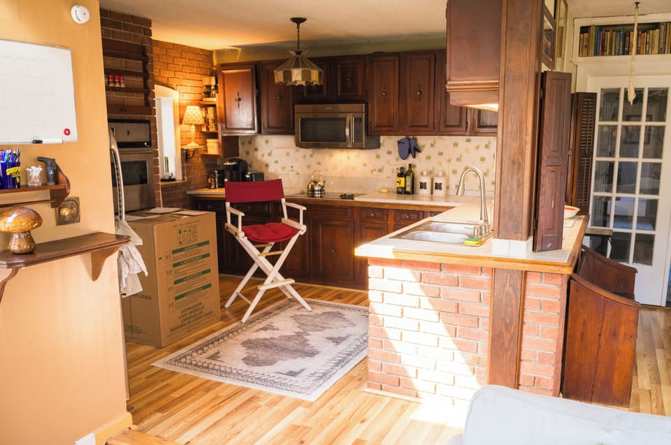 Spacious kitchen with new dishwasher