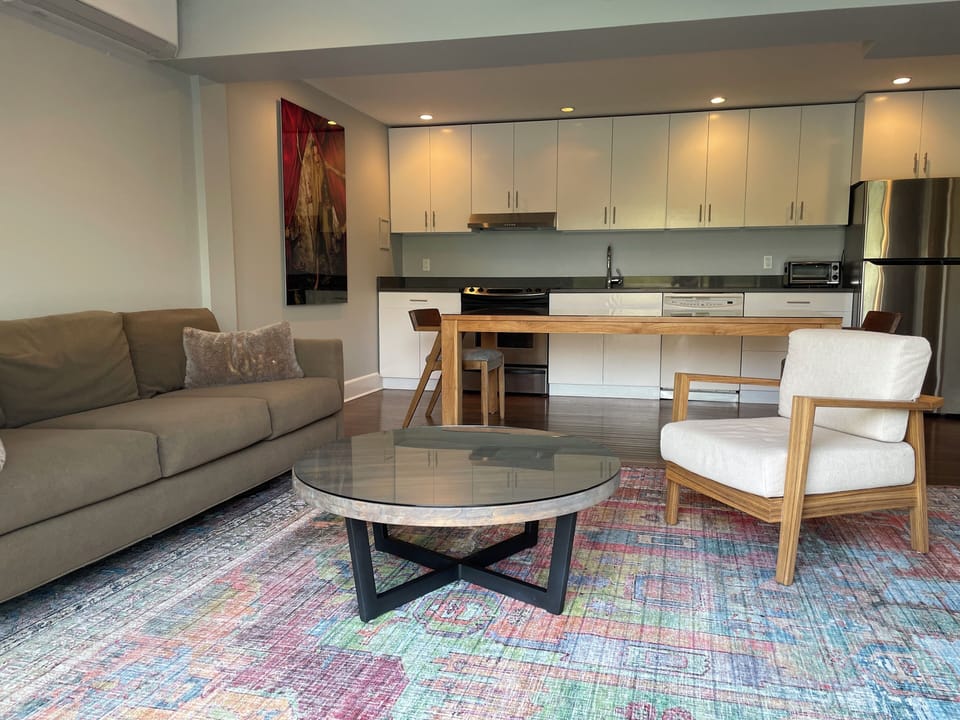 Private Living Room + Kitchen