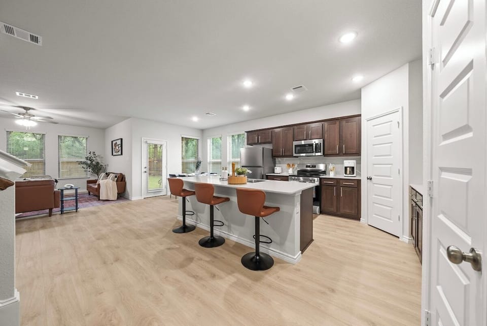 Living Room & Kitchen Area
