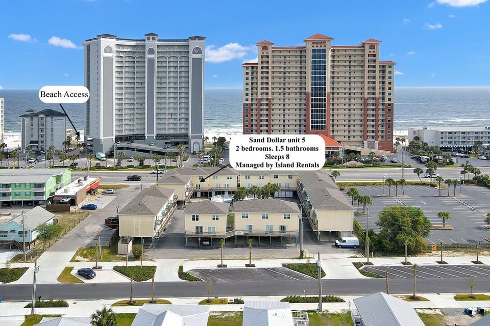 Sand Dollar unit 5. 2 bedrooms. 1.5 bathrooms. Gulf Shores, AL 36542. Managed by Island Rentals.