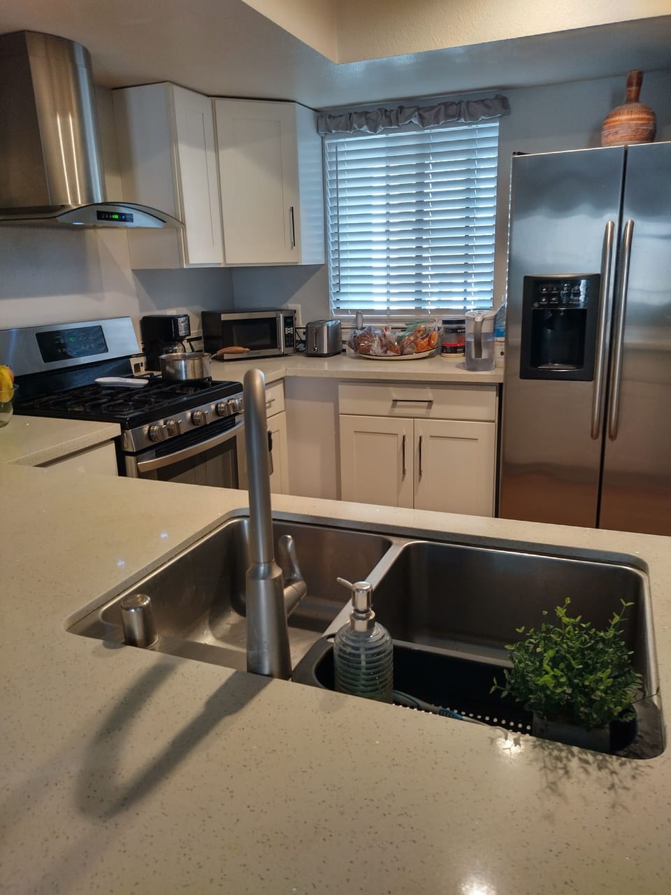 Kitchen view from LR