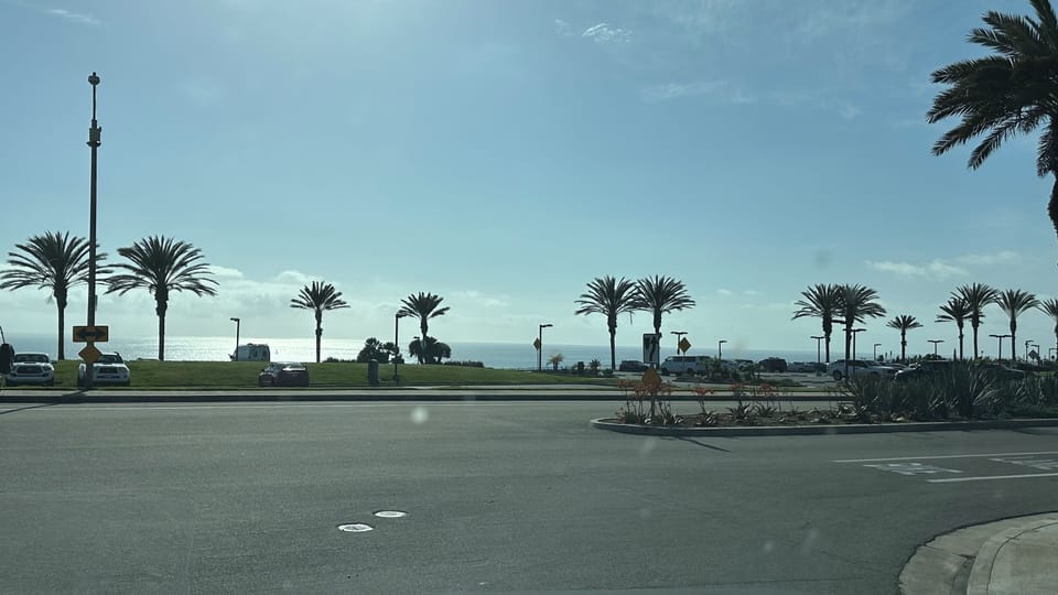 View when exiting Niguel Beach Terrace complex