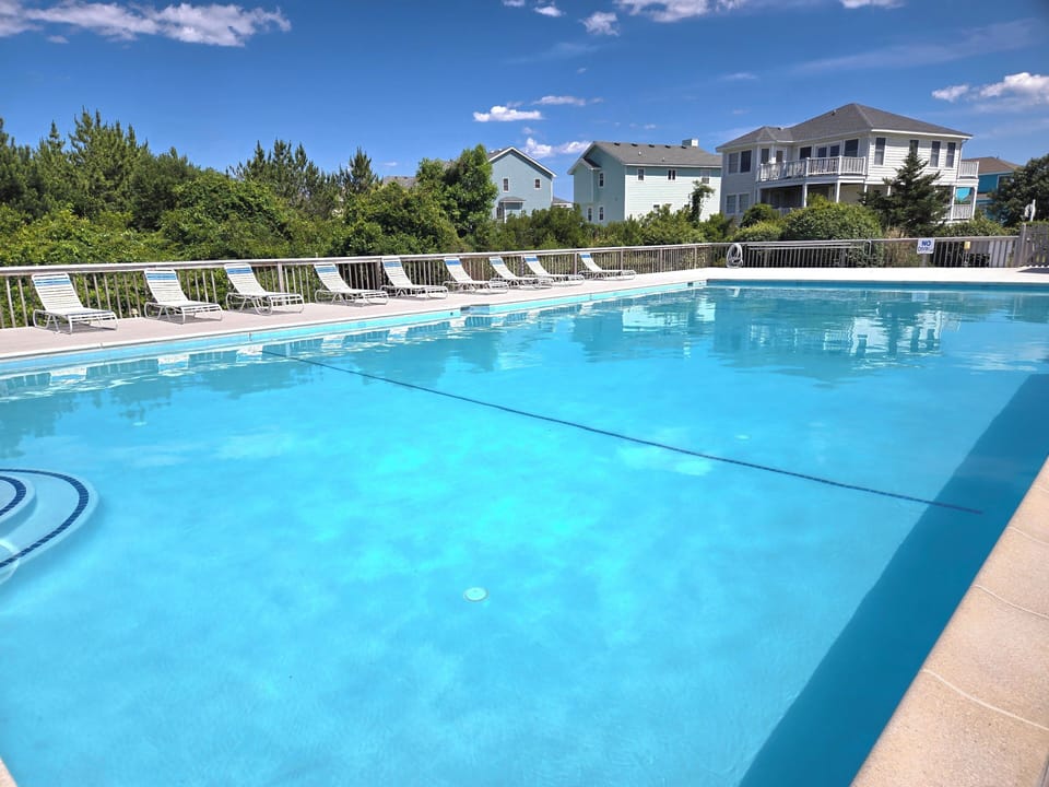 Private, neighborhood pool - maintained by HOA pool service.  Steps away.