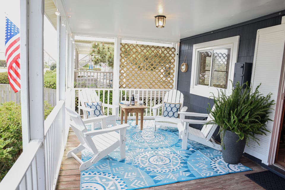 A cozy front porch

