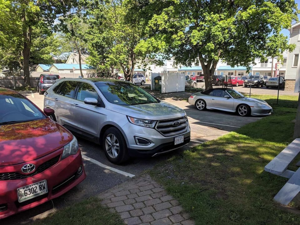 one free parking space