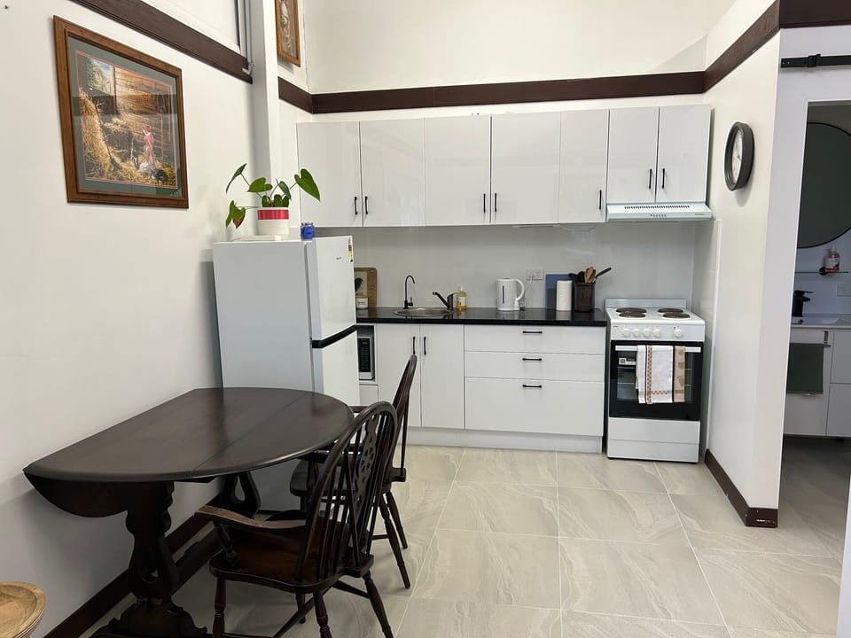 Dining and kitchen