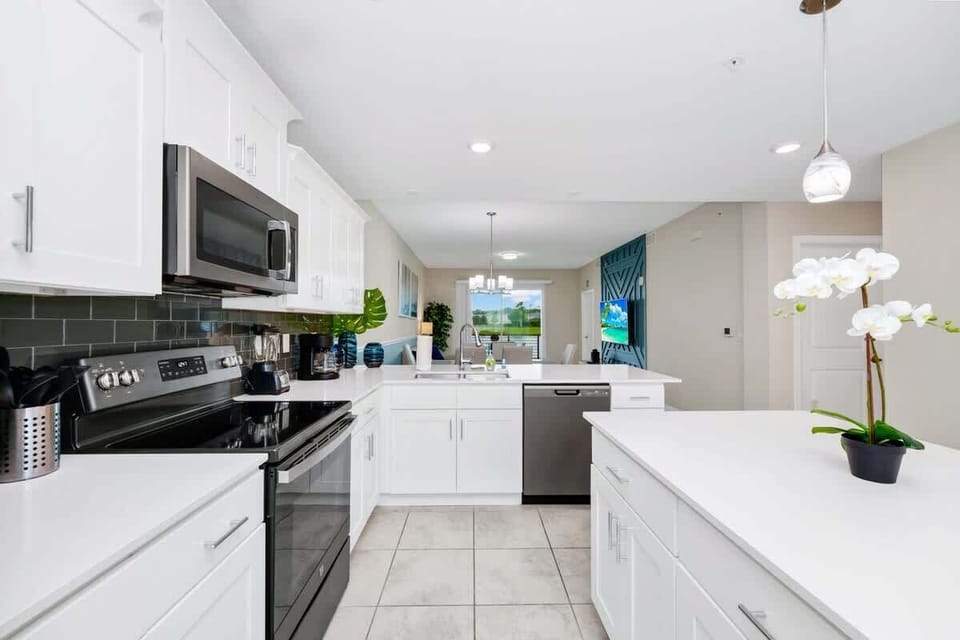 Cook up your favorites in a fully equipped kitchen with everything you need — just like home!
