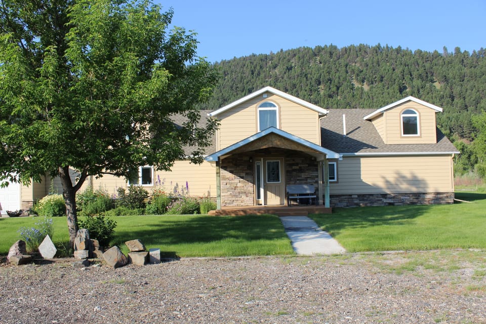 Front of home.