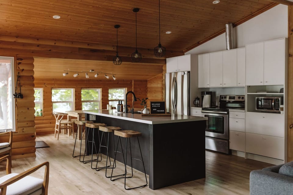 Open concept layout