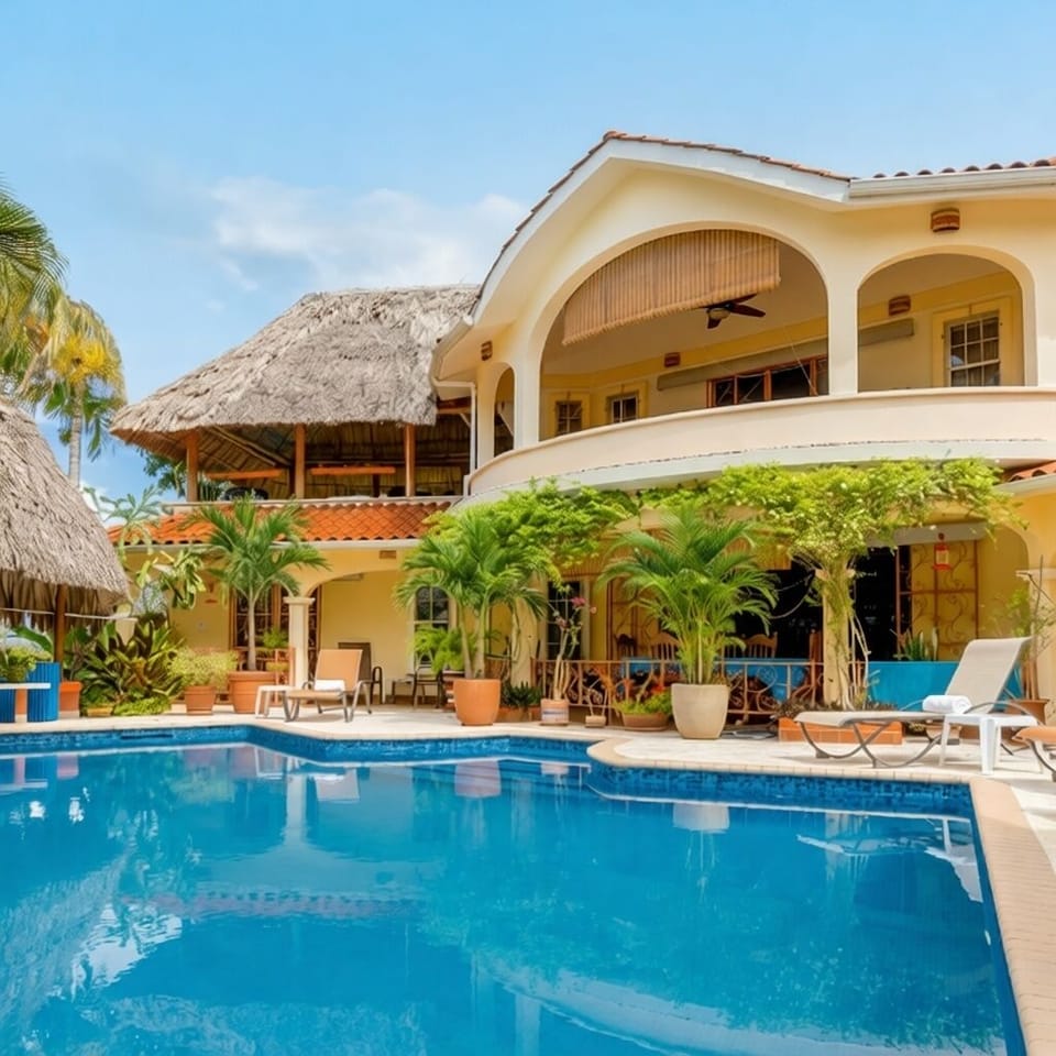 Spacious two-story villa designed for indoor–outdoor living and relaxation