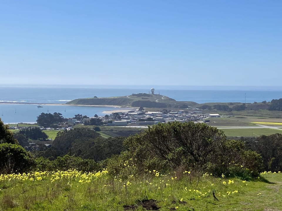 view from Clipper Ridge trail, 15 min walk from house