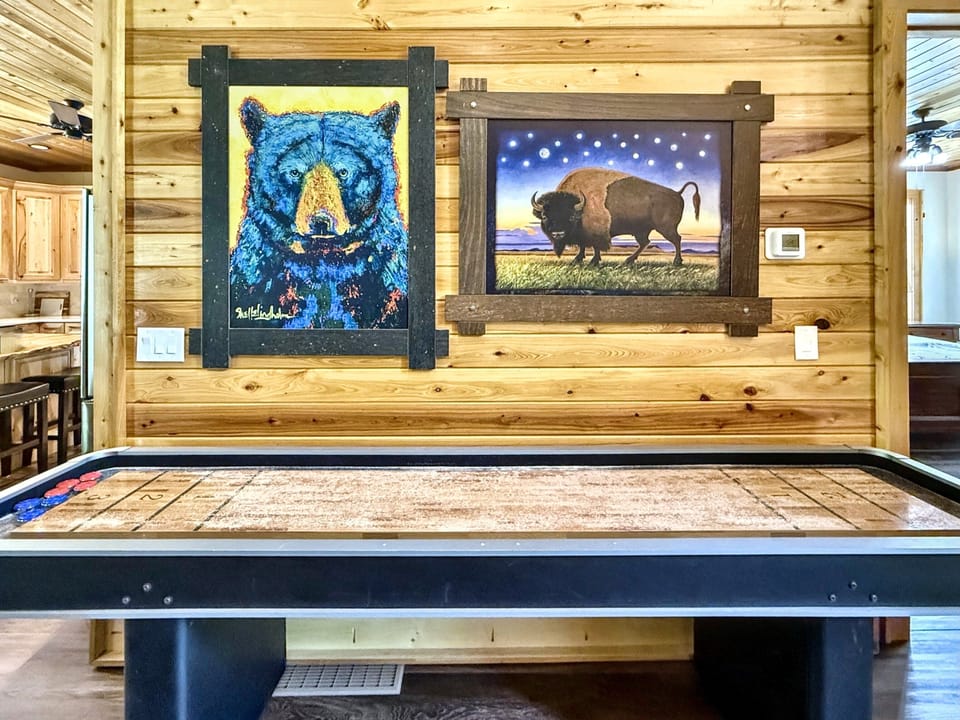 Shuffleboard game table