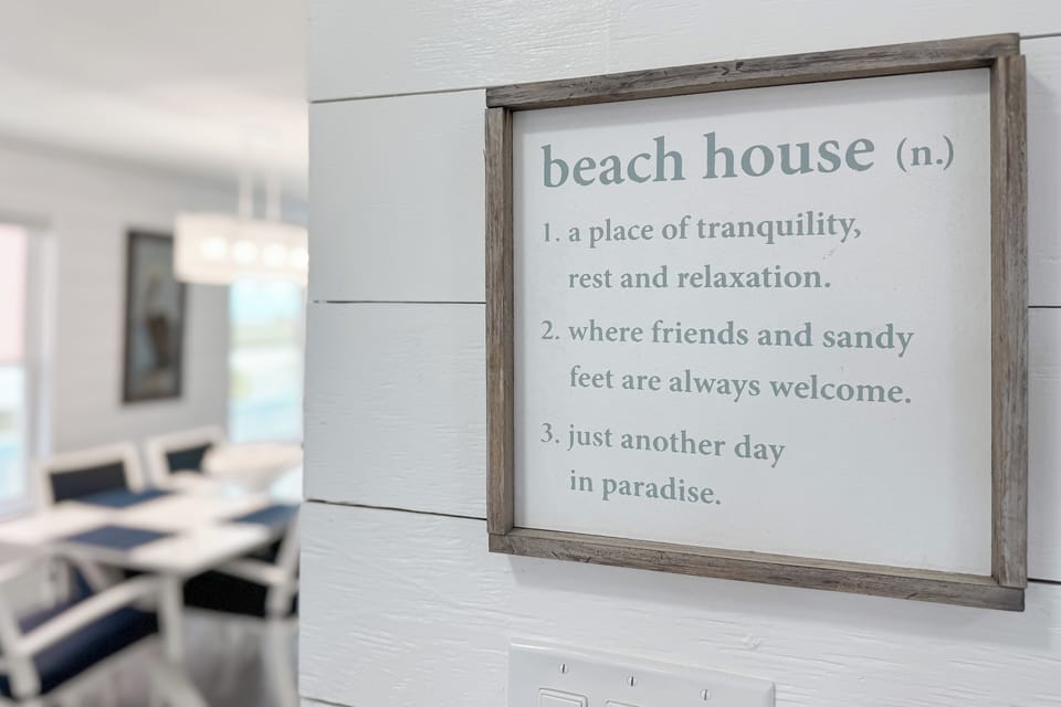Beach house decor