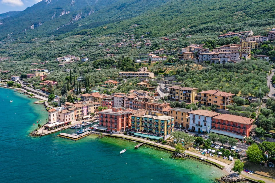 Aerial View of Torri del Benaco - Brenzone