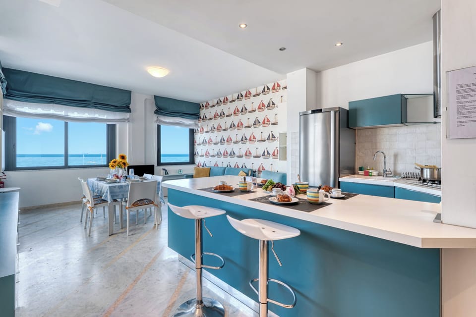 Kitchen and dining area