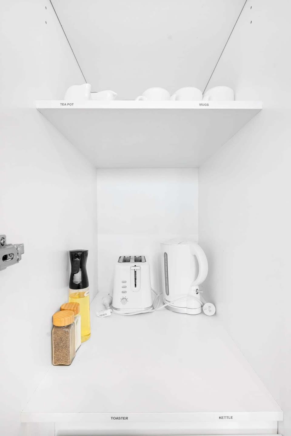 We provide oil, salt and pepper as our standard essential items, just bring your eggs