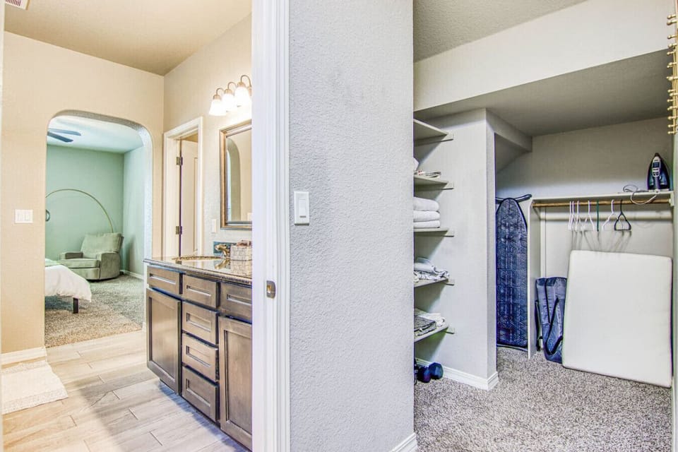 Spacious Walking Closet