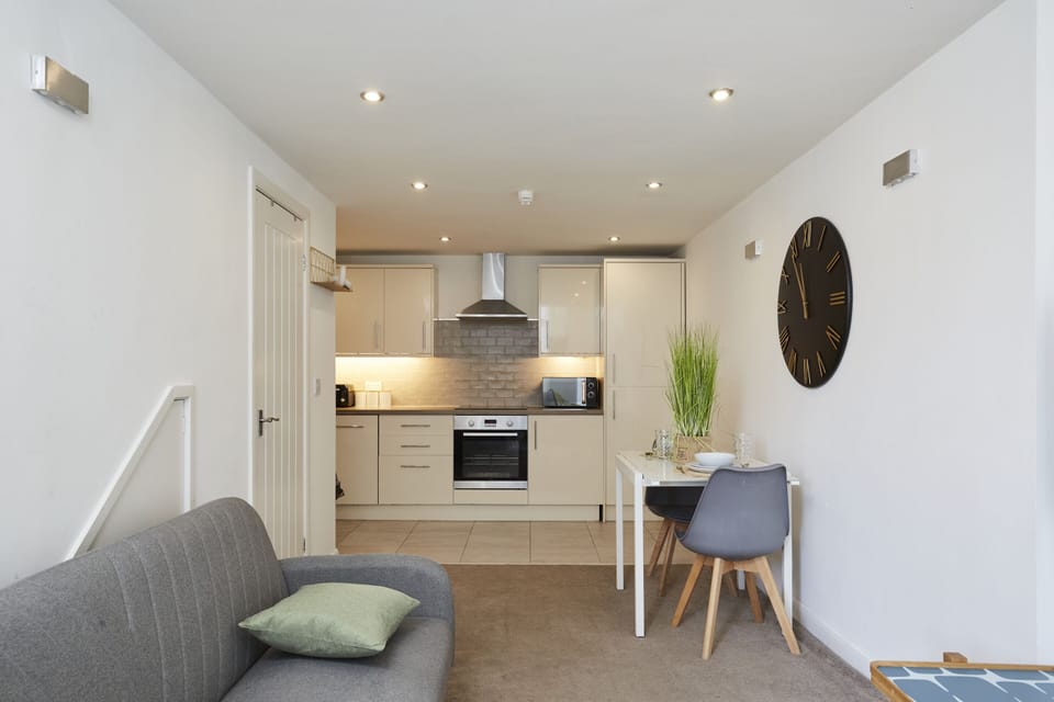 Modern, stylish living room with comfortable seating—perfect for relaxing after a long day