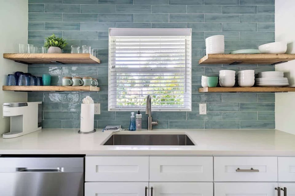 Fully stocked kitchen