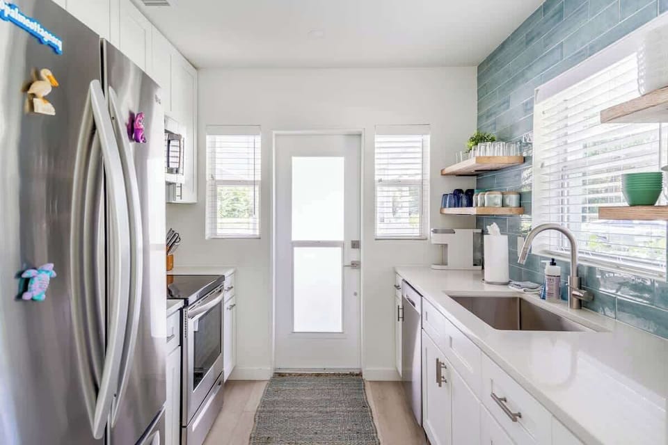Fully stocked kitchen