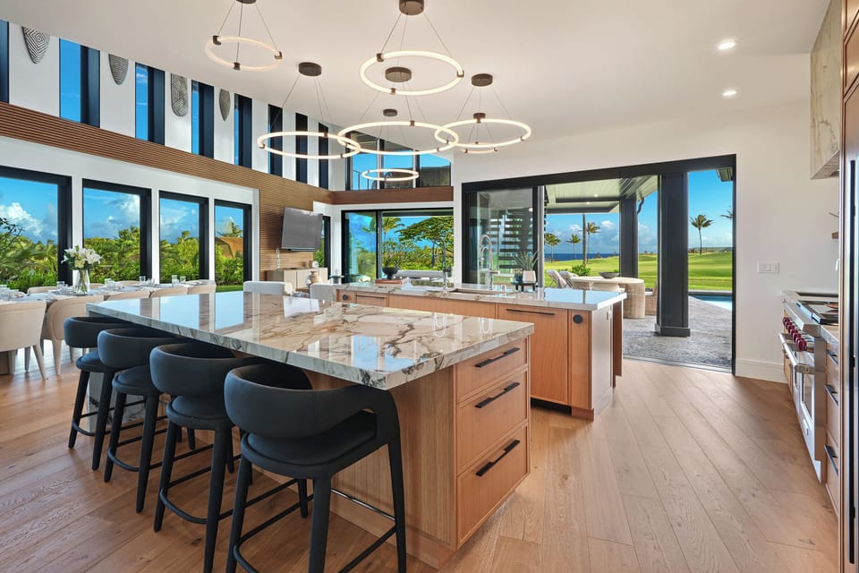 Cook, laugh, and share moments together in the chef-inspired kitchen designed for effortless entertaining.