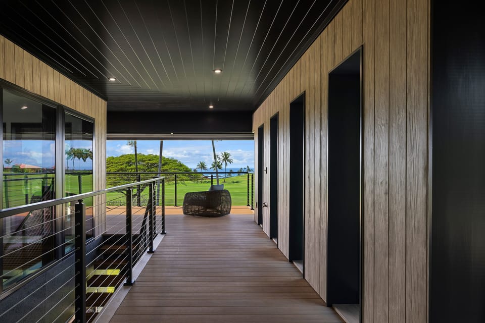 Enjoy covered walkways lined with tropical views — every stroll feels like a retreat.