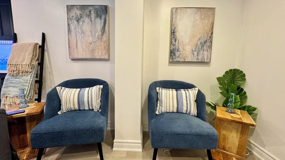 Living room side seating