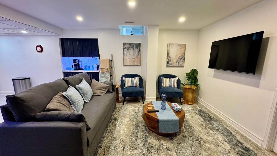 Living room with sofa bed